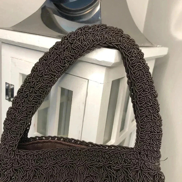 Evan Picone Woven Handbag - Picture 3 of 7